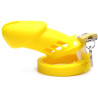FUKR Cage de chasteté Silicone Bran 9 x 3cm Jaune